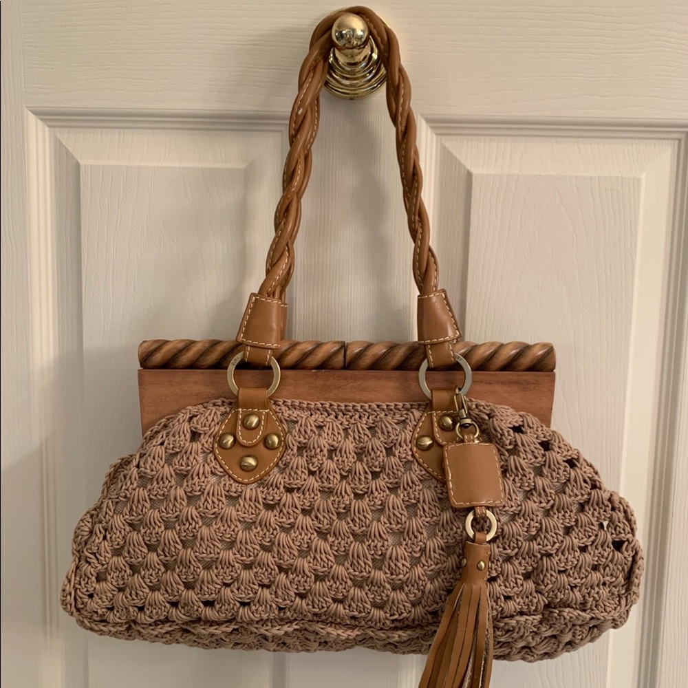 Rafe New York crocheted handbag
